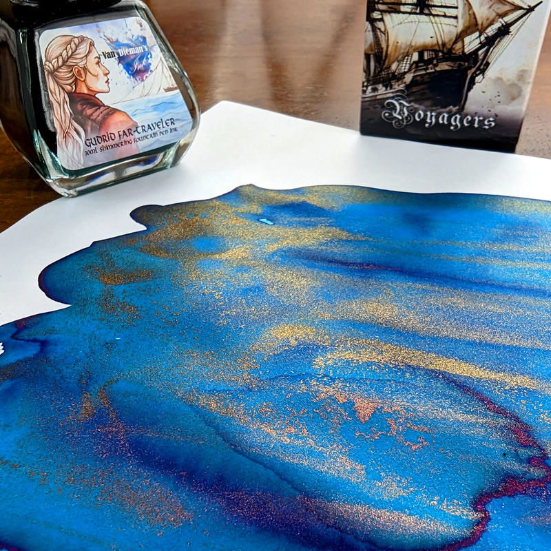 Van Dieman's Voyagers ink - Gudrid Far Traveler Shimmering 40ml