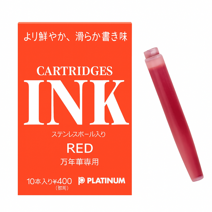 Platinum Standard Red Ink Cartridges (10pc)