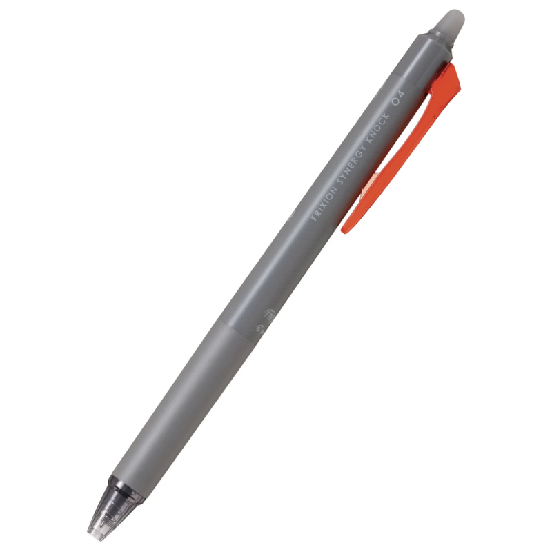 Pilot Frixion Synergy Knock Gel Ballpoint Pen - 0.4mm - Red