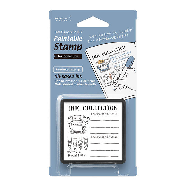 Midori Paintable Self-Inking Stamp - Ink Collection