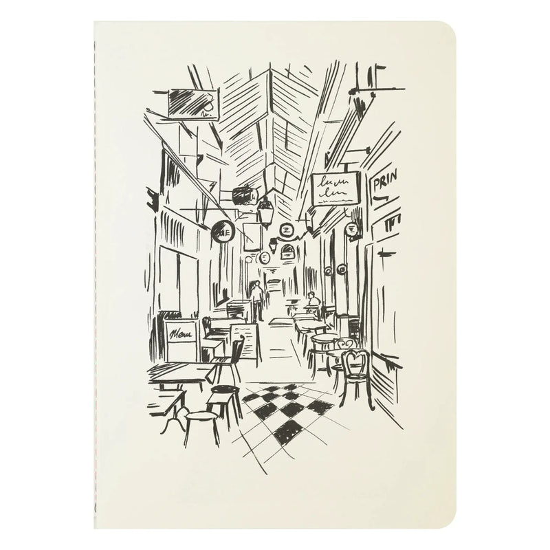 Jacques Herbin Paris Series Notebook - Passage of Panorama, A5 120gsm