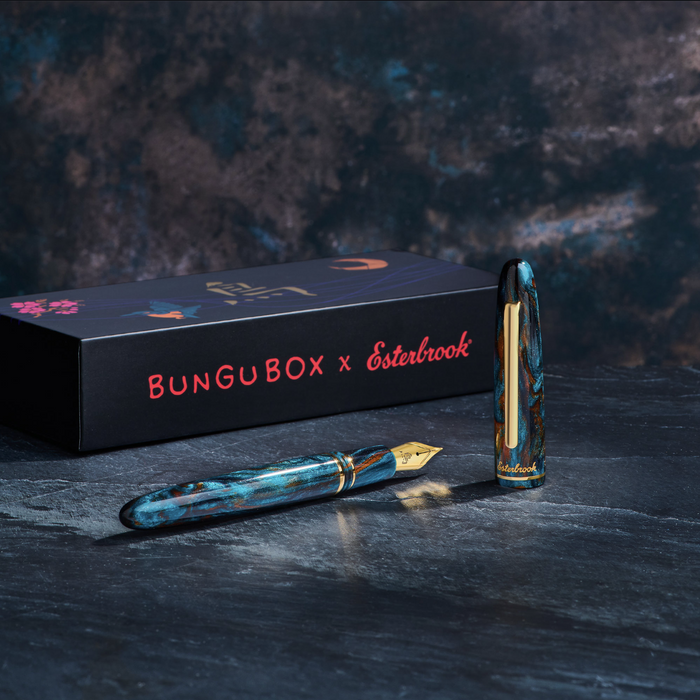 Esterbrook x Bungubox Estie DiamondCast Fountain Pen - Kingfisher, Special Edition