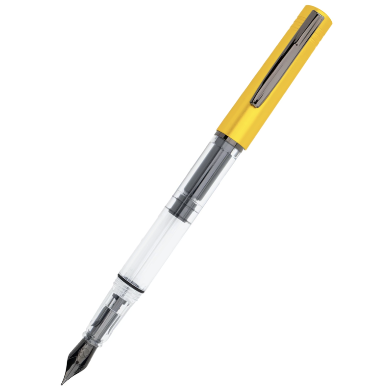 Monteverde MP1 Lock-It Piston Technology Fountain Pen & Ink Set - Honey Yellow
