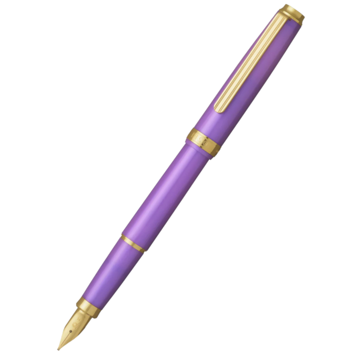 Platinum Biso Fountain Pen - Mystic Purple