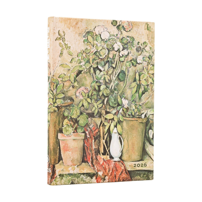 Paperblanks 2026 Diary - Cezanne's Terracotta Pots and Flowers - Day/Week-at-a-Time