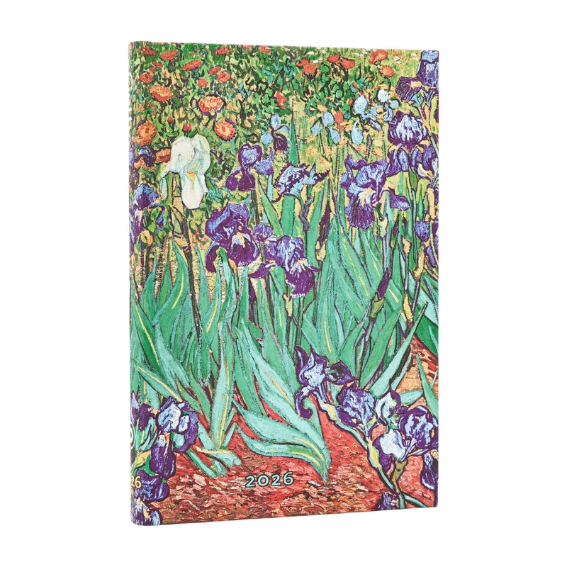 *Clearance* Paperblanks 2026 Diary - Van Gogh’s Irises - Week-at-a-Time