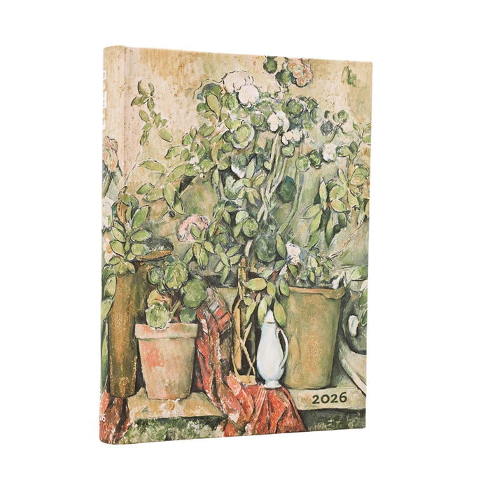 Paperblanks 2026 Diary - Cezanne's Terracotta Pots and Flowers - Day/Week-at-a-Time