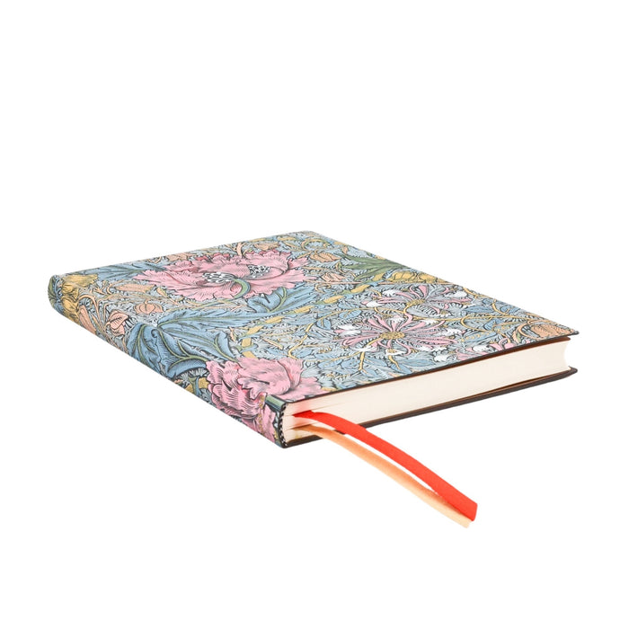 Paperblanks 2026 Diary - Morris Pink Honeysuckle (Flexi) - Week-at-a-Time (18-Month)
