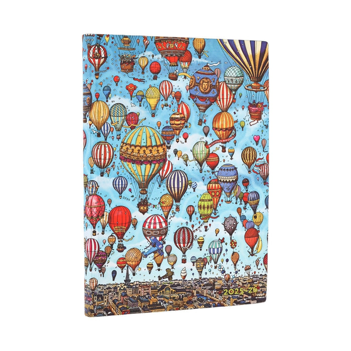Paperblanks 2026 Diary - Balloon Festival (Flexi) - Week-at-a-Time (18-Month)