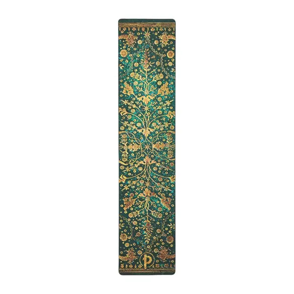 Paperblanks Bookmark - Nature’s Grace - Emerald Flower