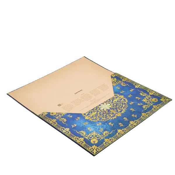 Paperblanks Document Folder - Guilding Star - Silk Sky