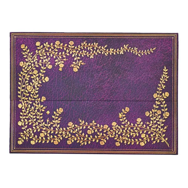 Paperblanks Document Folder - Gilded Age, New York Rose