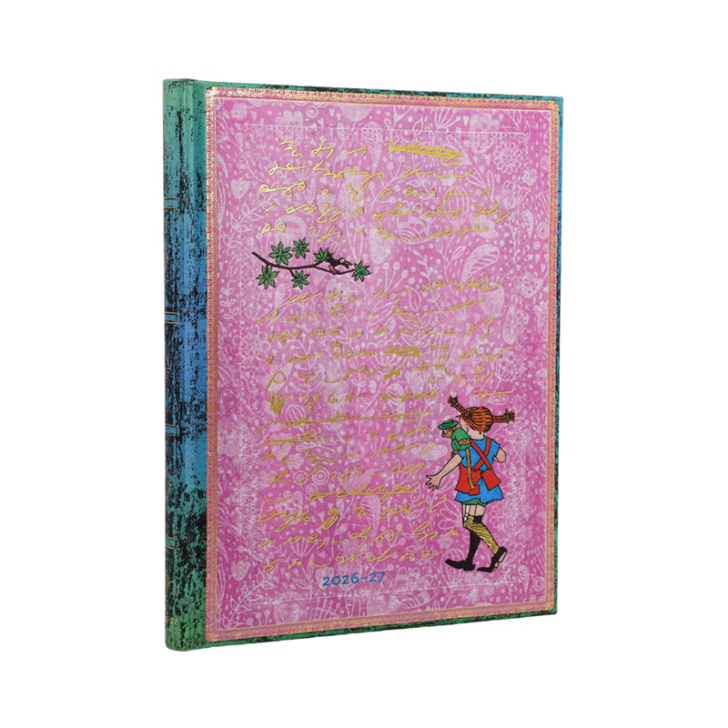 Paperblanks 2027 Diary - Astrid Lindgren, Pippi Longstocking - 18-Month, Week-at-a-Time