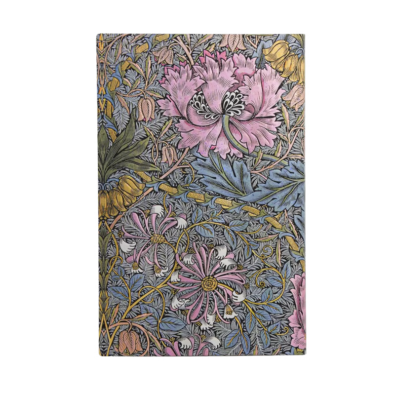 Paperblanks 2027 Diary - Morris Pink Honeysuckle (Flexi) - Week-at-a-Time