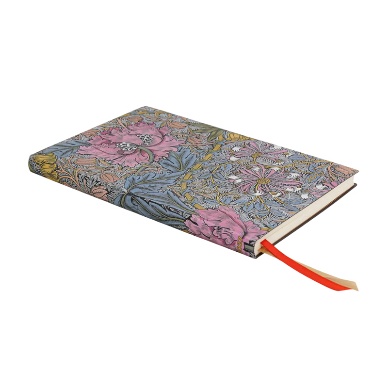 Paperblanks 2027 Diary - Morris Pink Honeysuckle (Flexi) - Week-at-a-Time