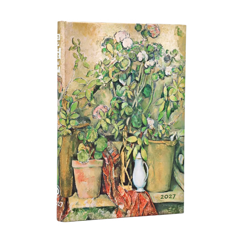 Paperblanks 2027 Diary - Cezanne’s Terracotta Pots and Flowers - Day/Week-at-a-Time