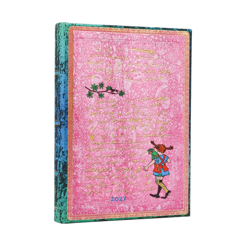 Paperblanks 2027 Diary - Astrid Lindgren, Pippi Longstocking - Day-at-a-Time