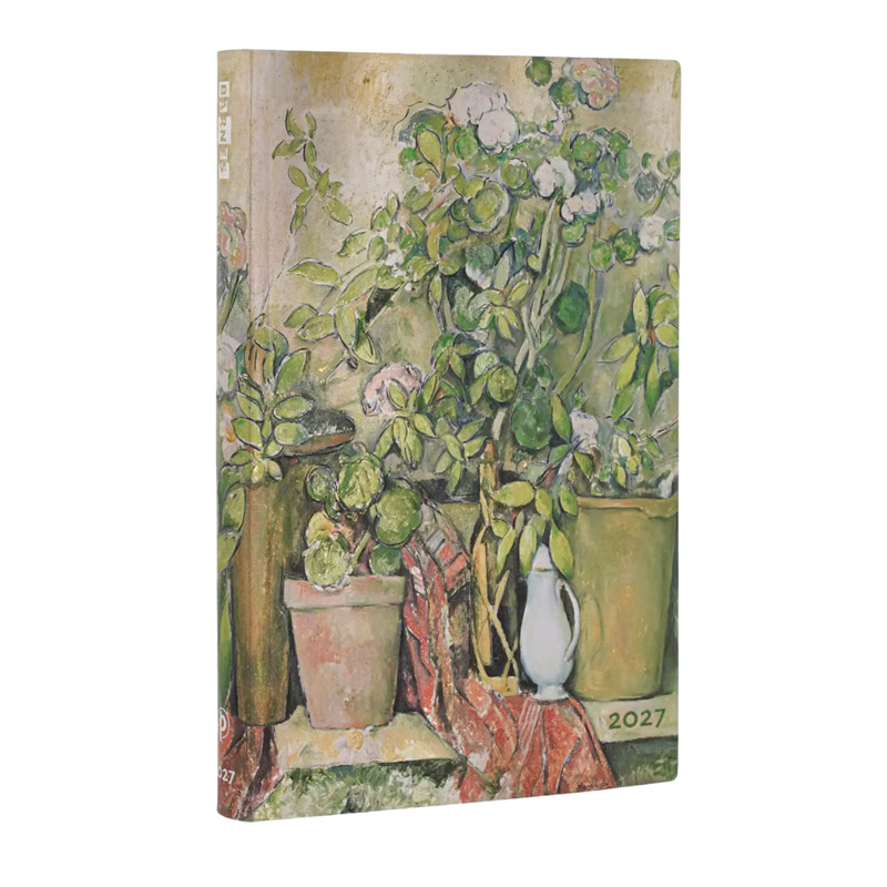 Paperblanks 2027 Diary - Cezanne’s Terracotta Pots and Flowers - Day/Week-at-a-Time