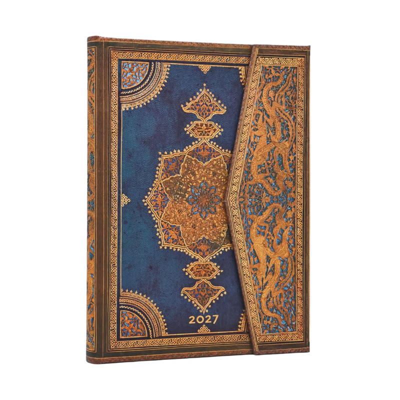 Paperblanks 2027 Diary - Safavid Indigo - Week-at-a-Time
