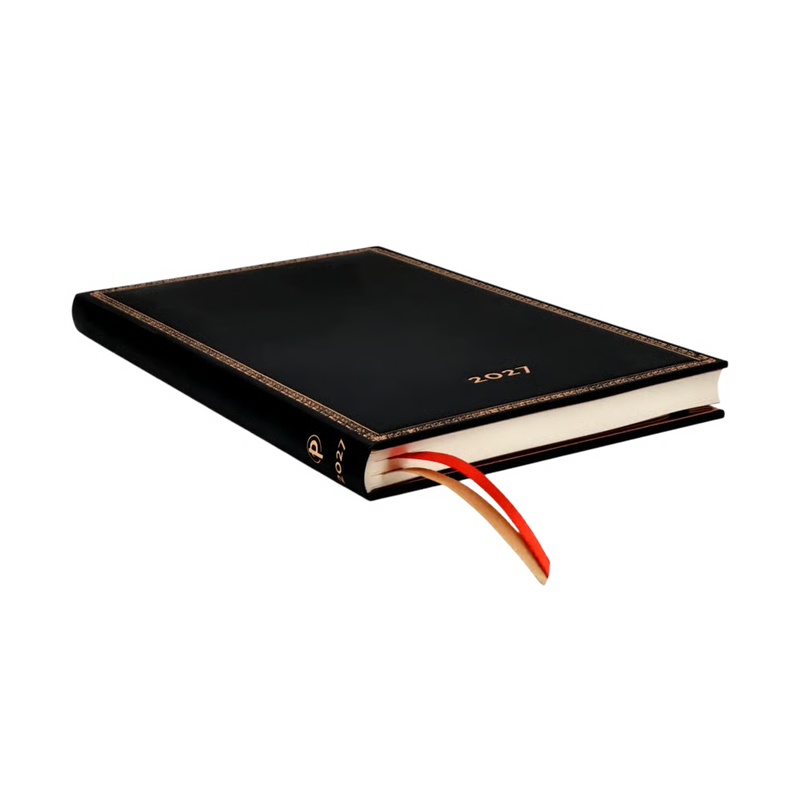 Paperblanks 2027 Diary - Black Edition - Week-at-a-Time