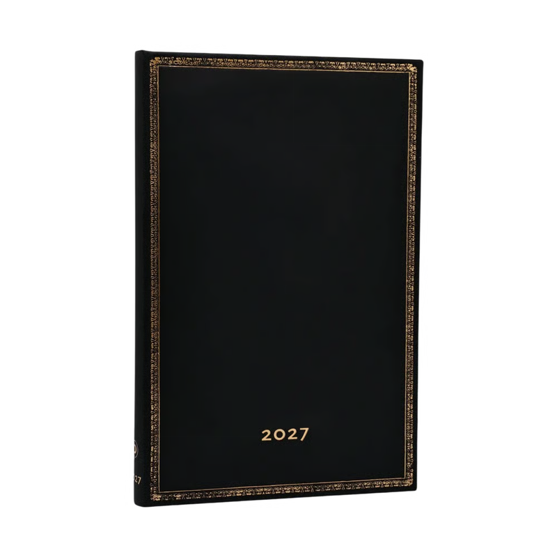 Paperblanks 2027 Diary - Black Edition - Week-at-a-Time