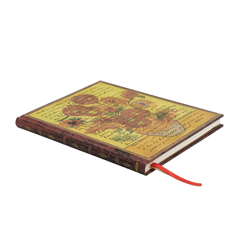 Paperblanks 2027 Diary - Van Gogh, Sunflowers - Week-at-a-Time