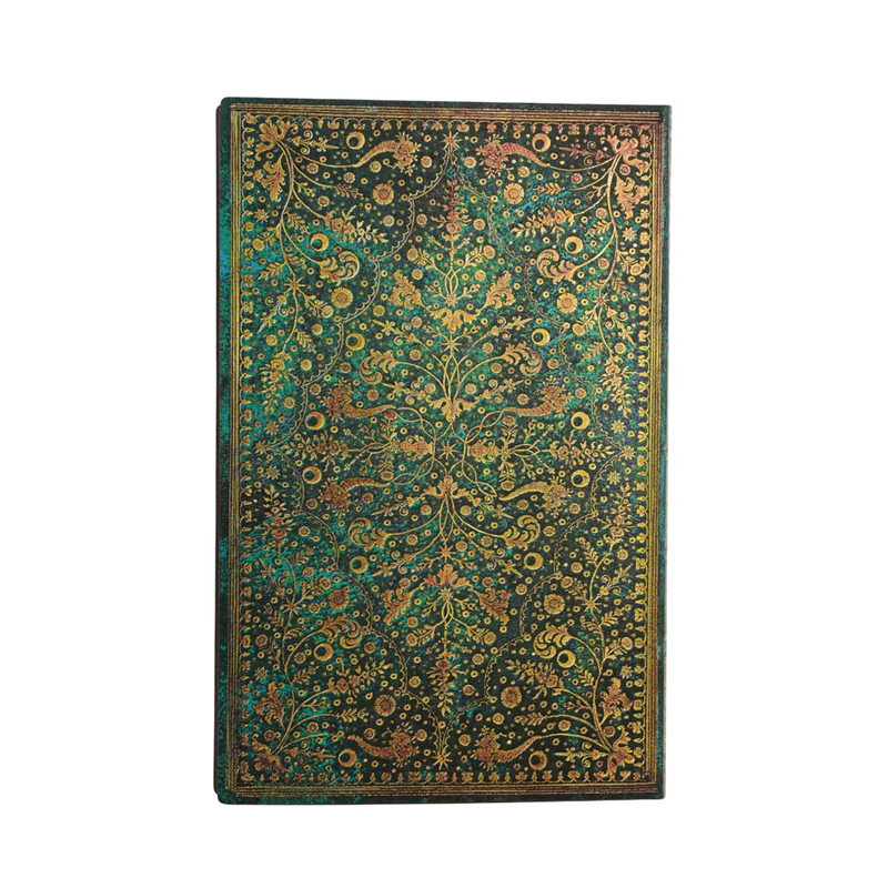 Paperblanks 2027 Diary - Emerald Flower (Flexi) - 18-Month, Week-at-a-Time