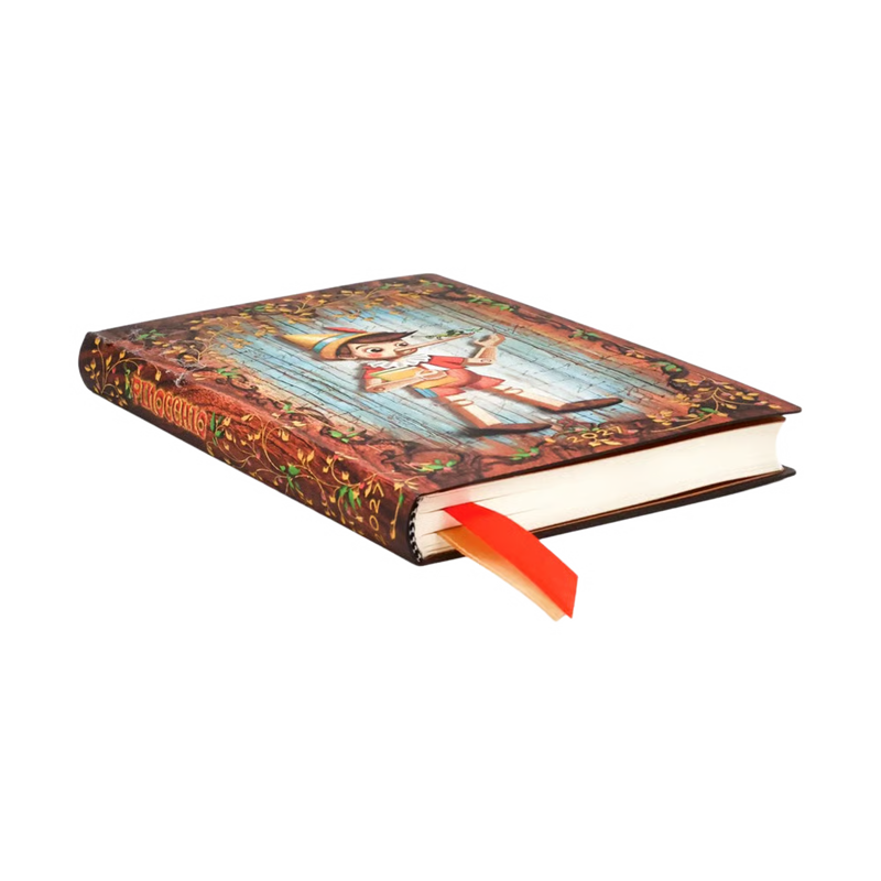 Paperblanks 2027 Diary - Carlo Collodi, Pinocchio (Flexi) - Day/Week-at-a-Time
