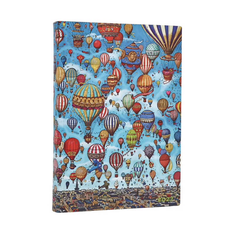 Paperblanks 2027 Diary - Balloon Festival (Flexi) - Day-at-a-Time