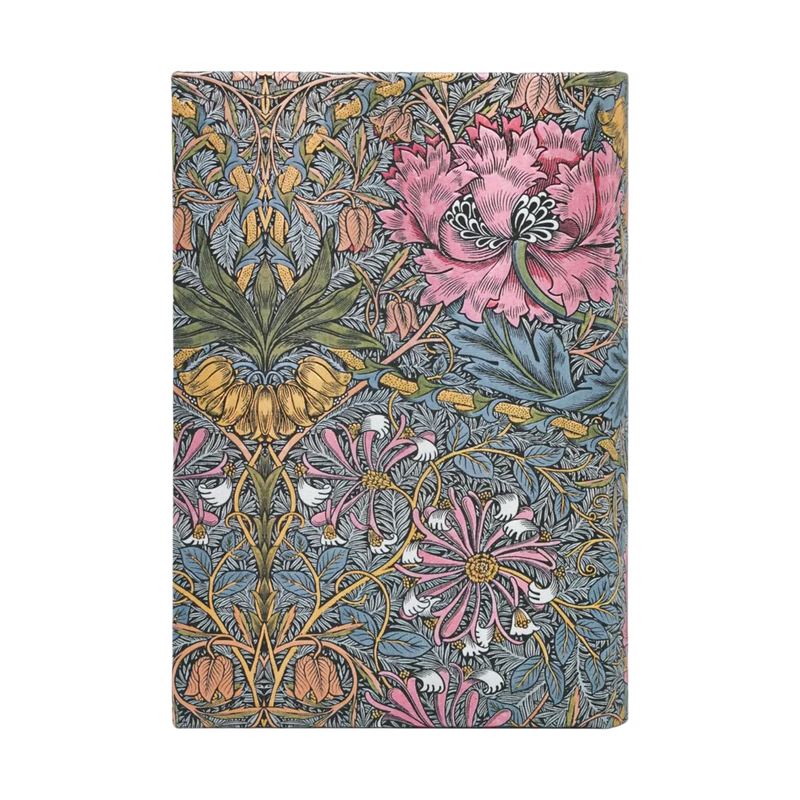 Paperblanks 2027 Diary - Morris Pink Honeysuckle - Day-at-a-Time