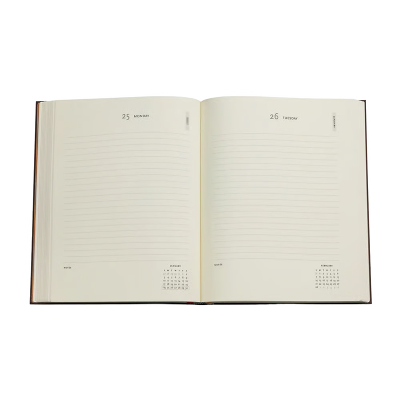 Paperblanks 2027 Diary - Black Edition Bold (Flexi) - Day-at-a-Time