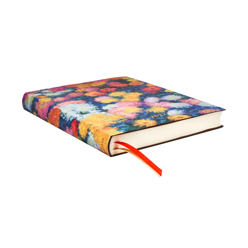 Paperblanks 2027 Diary - Monet’s Chrysanthemums (Flexi) - Day-at-a-Time
