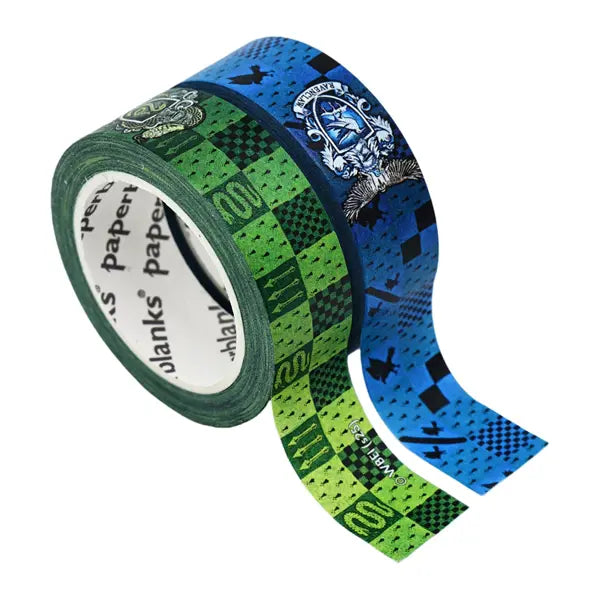Paperblanks Washi Tape - Harry Potter Collection, Ravenclaw & Slytherin