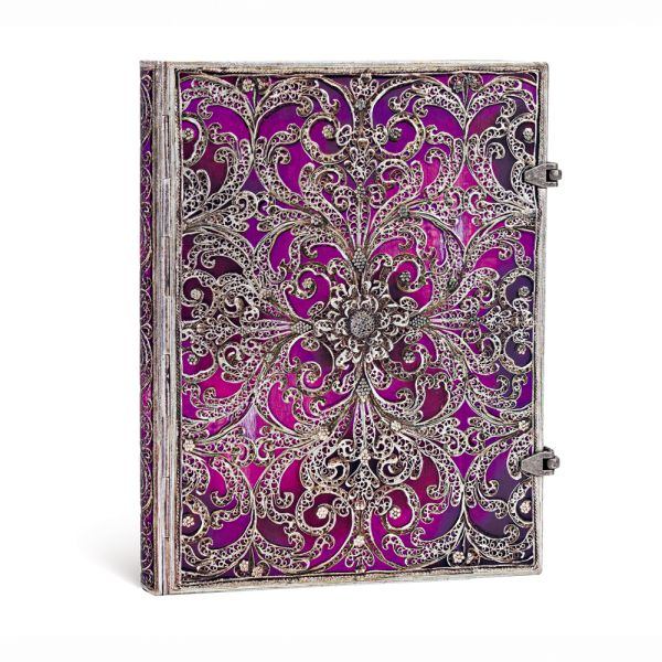 Paperblanks Silver Filigree - Aubergine