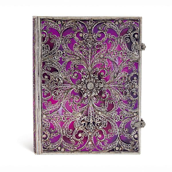 Paperblanks Silver Filigree - Aubergine