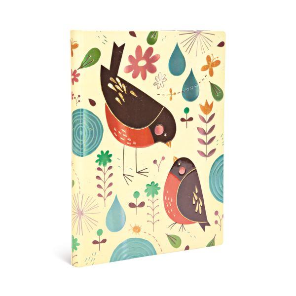 Paperblanks 5-Year Snapshot Tracy Walker's Animal Friends - Mother Robin Ultra Notebook
