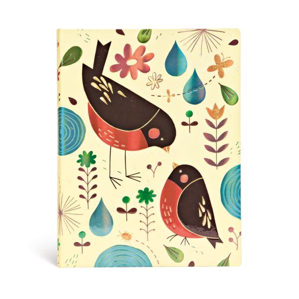 Paperblanks 5-Year Snapshot Tracy Walker's Animal Friends - Mother Robin Ultra Notebook