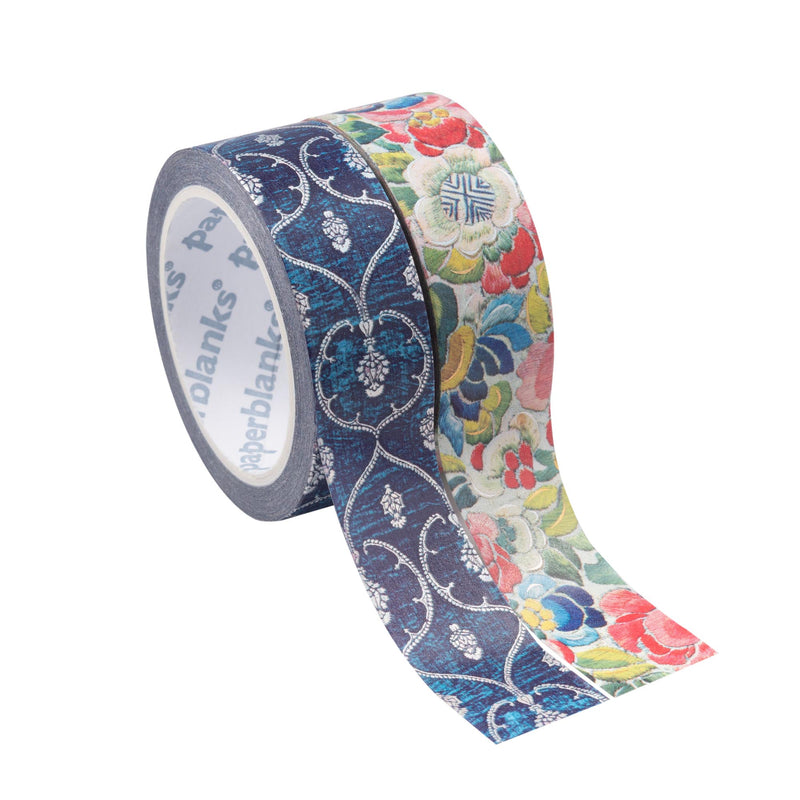 Paperblanks Washi Tape - Blue Velvet & Pear Garden