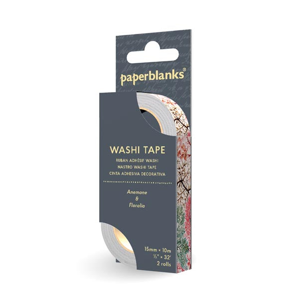 Paperblanks Washi Tape - Anemone & Floralia