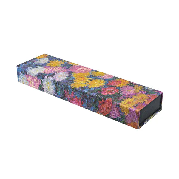 Paperblanks Pencil Case - Monet's Chrysanthemums