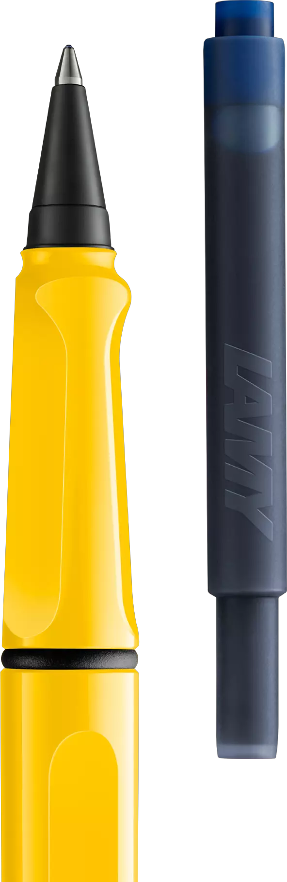 Lamy Safari Ink Cartridge Rollerball Pen - Yellow