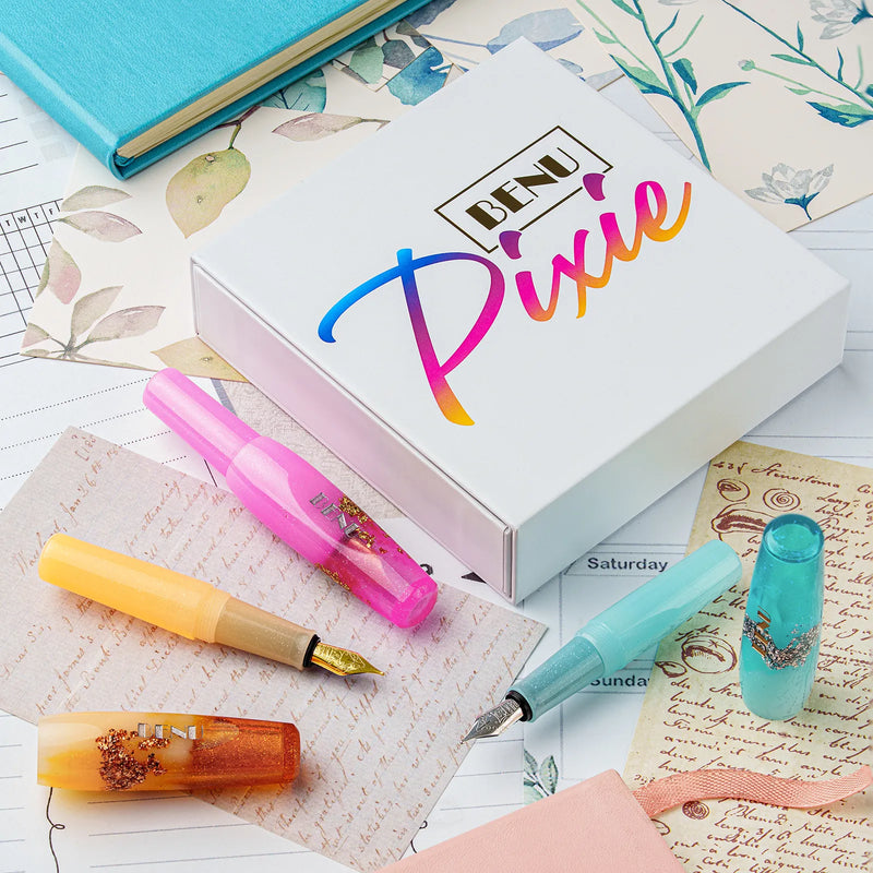 BENU Pixie Fountain Pen Set - Enchanted Pastels (Set of 3)