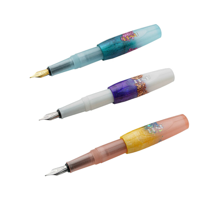 BENU Pixie Fountain Pen Set - Luminous Haze (Glow-In-The-Dark)(Set of 3)