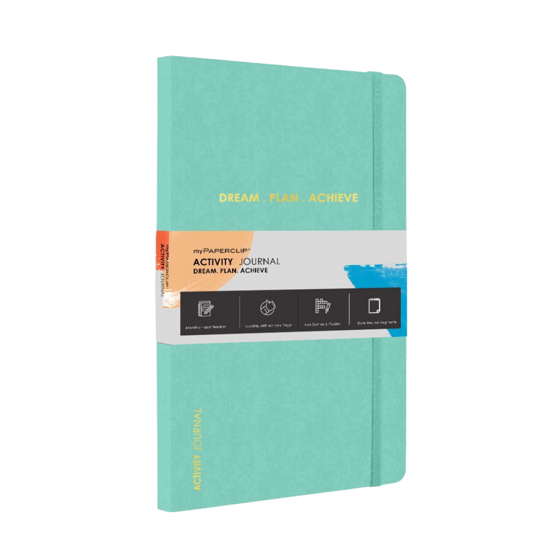 myPAPERCLIP Activity Journal Softcover A5 Notebook - Mint