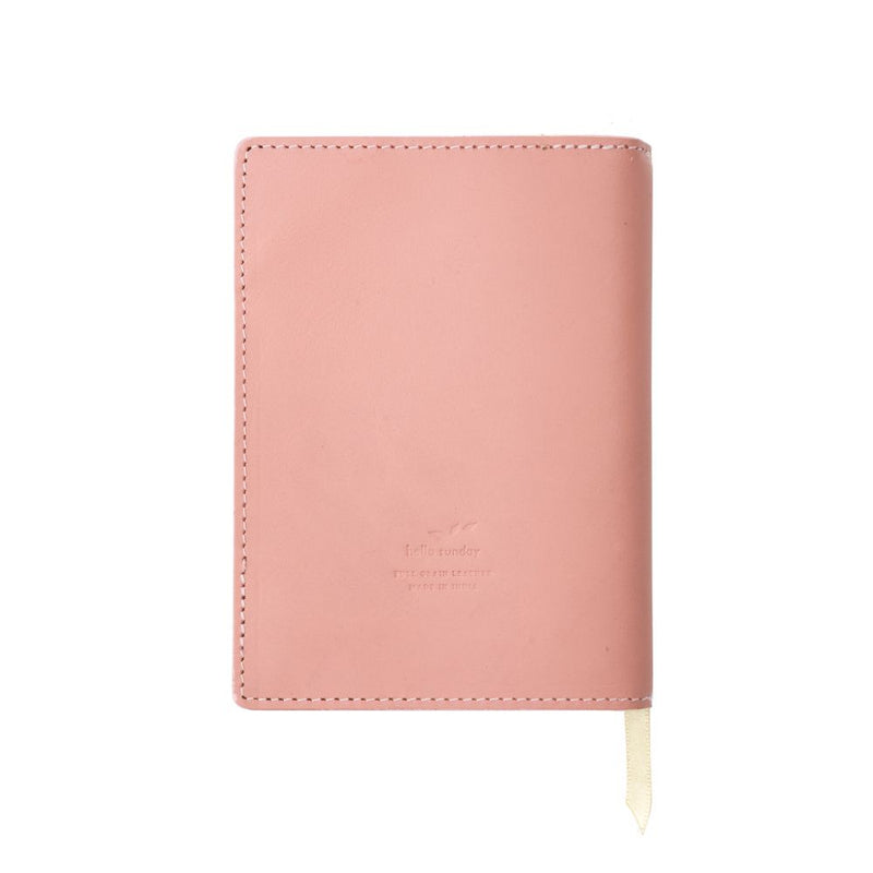 Apica Leather Notebook Jacket – A6, Dusky Pink