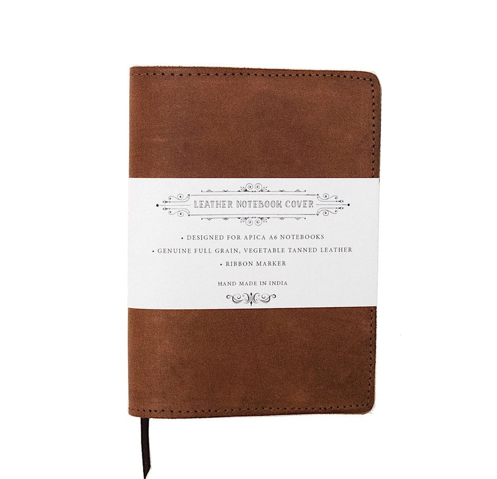 Apica Leather Notebook Jacket – A6, Tan — Pulp Addiction
