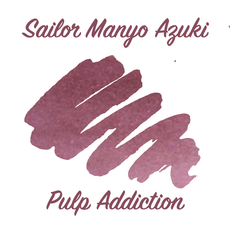Sailor Manyo Azuki Ink - 2ml Sample