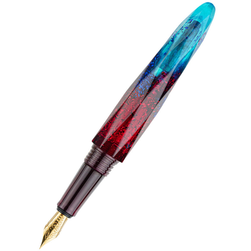 BENU Briolette Fountain Pen - Fiery Azure