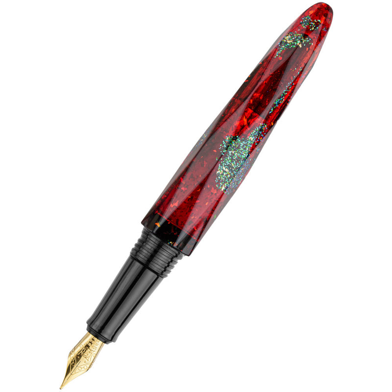 BENU Briolette Fountain Pen - Ruby Forest