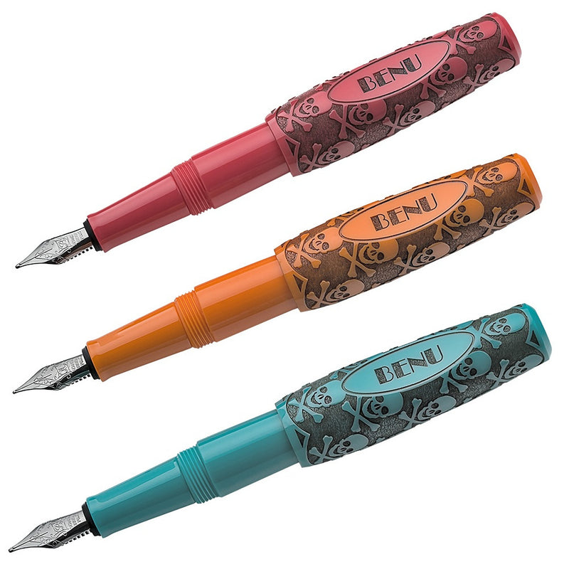 BENU Pixie Fountain Pen Set - Jolly Roger Vintage (Set of 3)